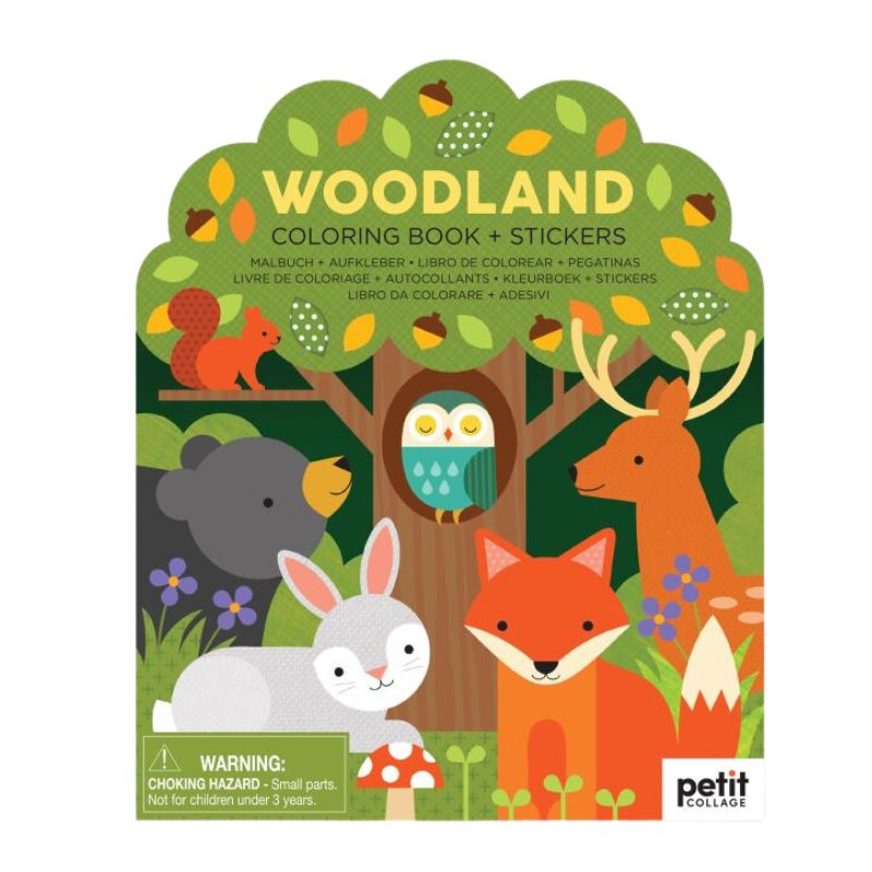 Woodland Colouring And Sticker Book | Wishing You Well