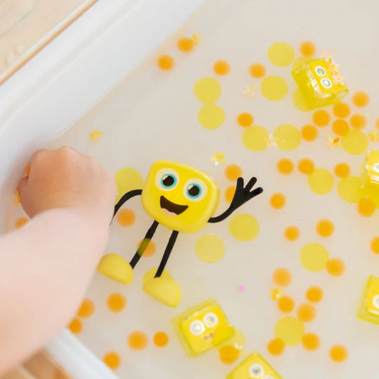 Glo Pals YELLOW light Up Character | Jelly Stone
