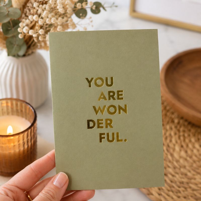 Card // You are wonderful