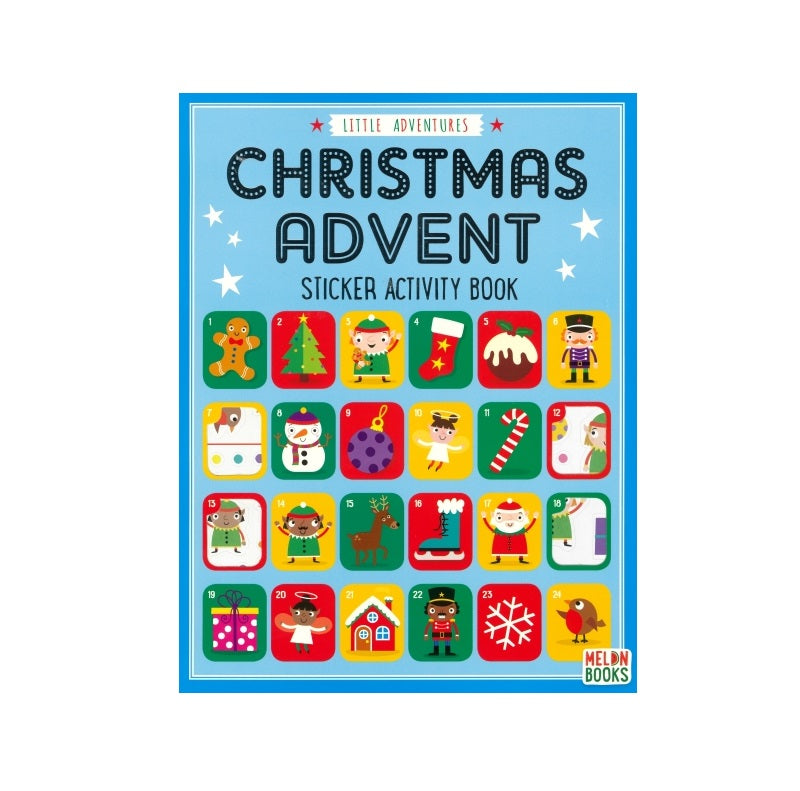 Kids Christmas Advent Sticker Activity Book
