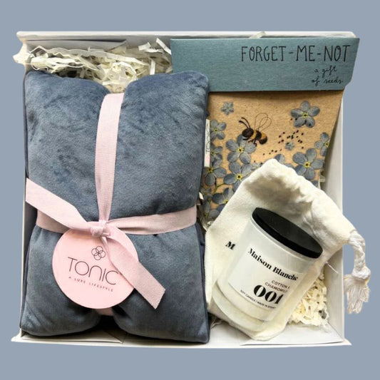 Calm at Home Gift Box | Heat Pillow, Seeds & Mini Candle