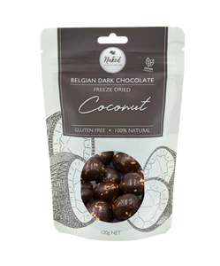 Freeze Dried Dark Chocolate Coconut 100g