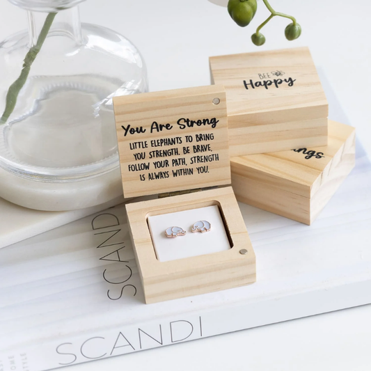 You Are Strong | Elephant Earrings