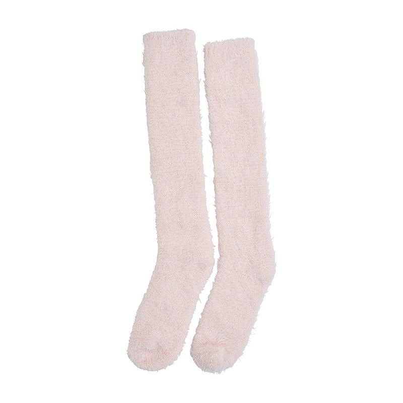 Pink Long Fluffy Socks  | The Ritual | Wishing You Well Gifts