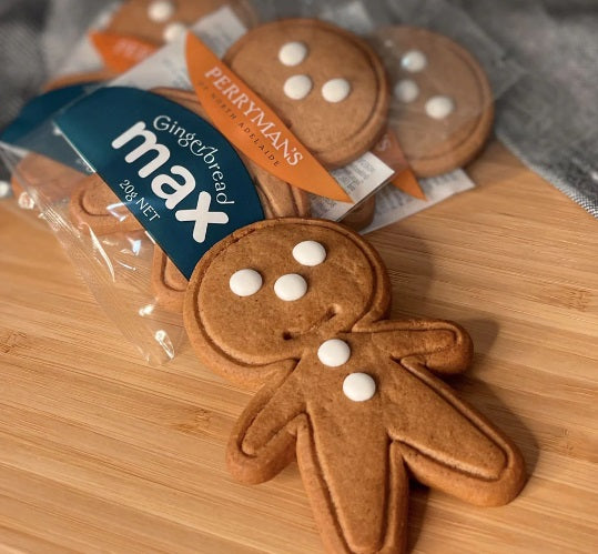 Gingerbread MAX 20gm | Perryman's Bakery | Christmas cookies