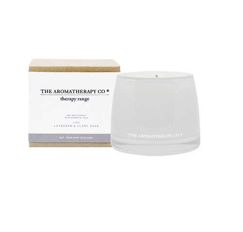 The Aromatherapy Company - therapy range candles | Lavender & Clary Sage