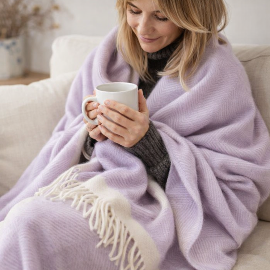 Wool Blanket | Lilac