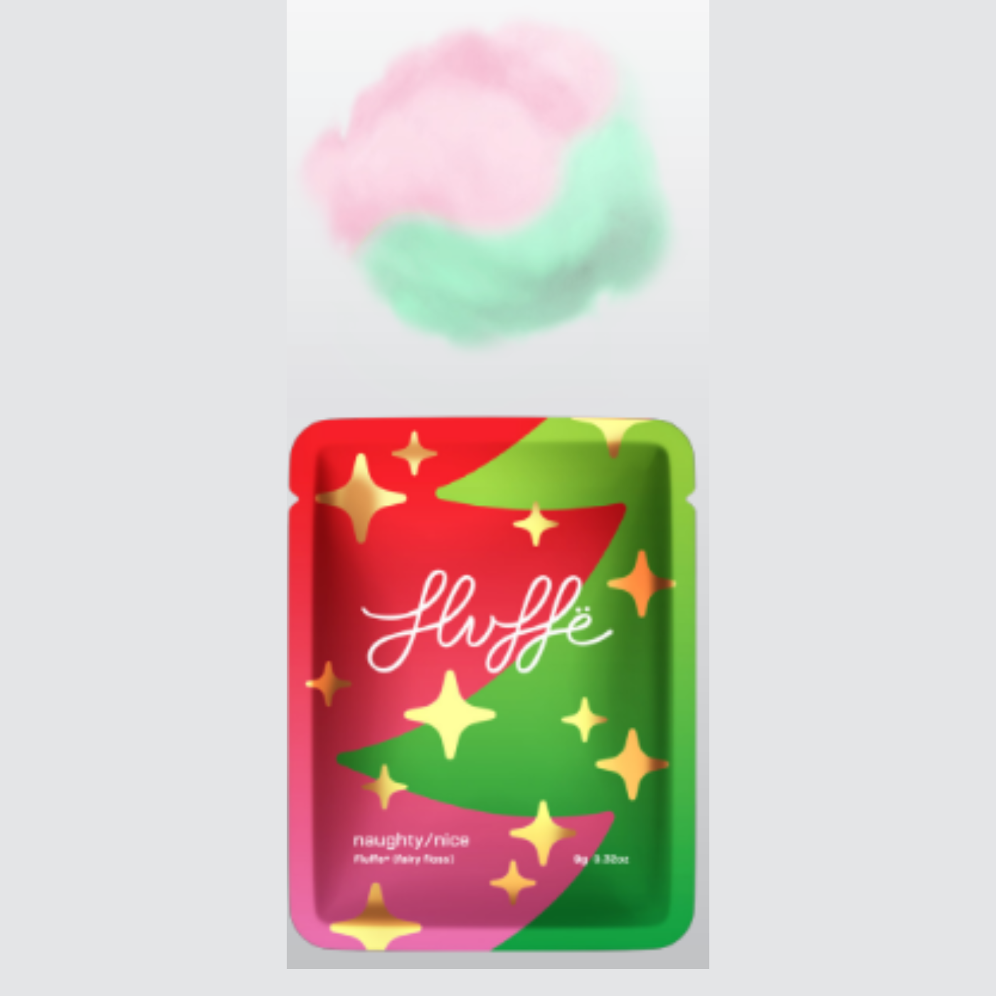 Fluffe fairy floss | Naught or Nice