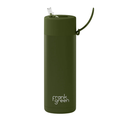 Frank Green Reusable Drink Bottle | 595mL | Khaki