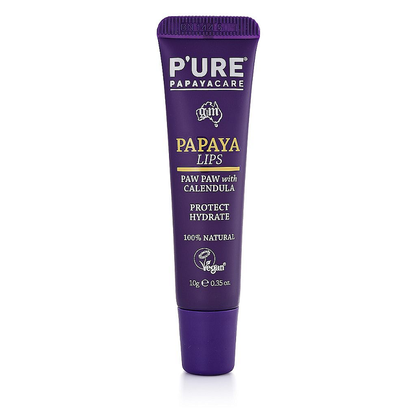 P'ure Papayacare | Papaya lip balm | Soothe cracked lips