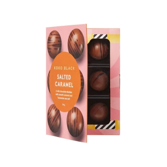 SALTED CARAMEL CHOCOLATE MARBLES