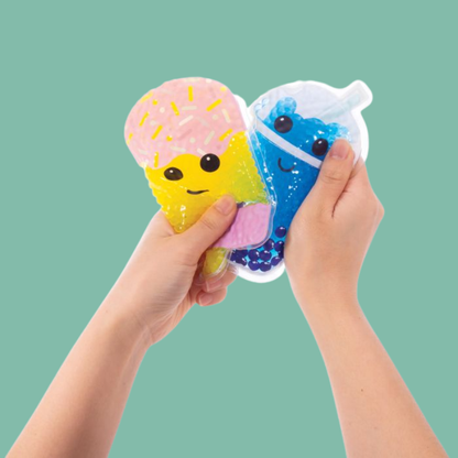 Sensory Soother stress relief gel toy used for squeezing or as a cold pack for soothing comfort