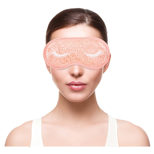 Lavender Pure Bliss Eye Mask with gel beads – hot or cold therapy eye mask to soothe tired eyes and reduce puffiness