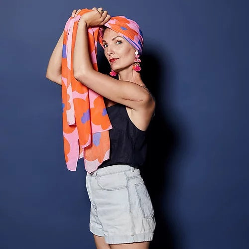 Bravery Co designer scarf | Cancer head scarf | Fuuuuuuuuuck | Wishing You Well Gifts