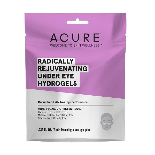 Radically rejuvenating under eye hydrogels