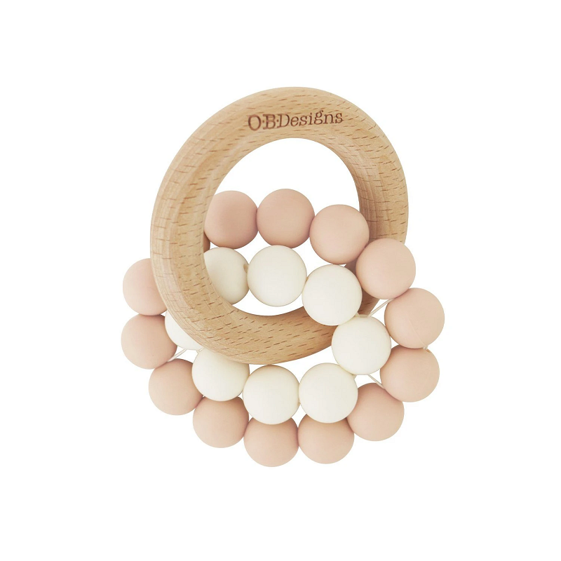 Blush Baby Teether Toy | OB Designs| Wishing You Well Gifts