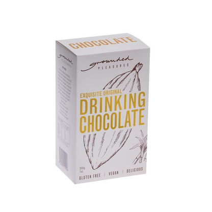 Vegan & Gluten Free Drinking Chocolate - Grounded Pleasures | Virtual Hug | Wishing You Well Gifts & Care Packages
