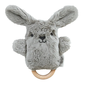 Bodhi Bunny Wooden Teether Rattle | OB Designs | Wishing You Well
