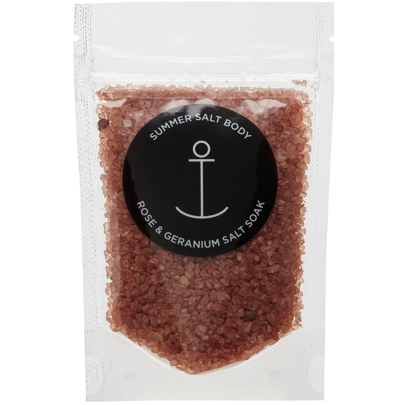 Small Rose & Geranium Salt Soak / Relaxing and Luxurious blend/ Summer Salt Body/ 100% vegan / Animal Cruelty Free/ Australian Made