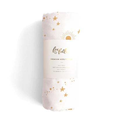 Constellation Muslin Swaddle | Fox & Fallow Baby | Wishing You Well Gifts