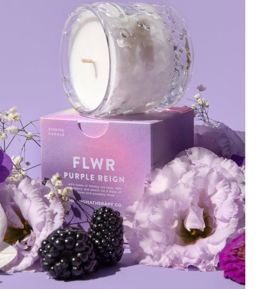 FLWR candle // Purple reign 100gm