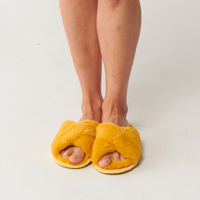 Kip & Co slippers // Yellow
